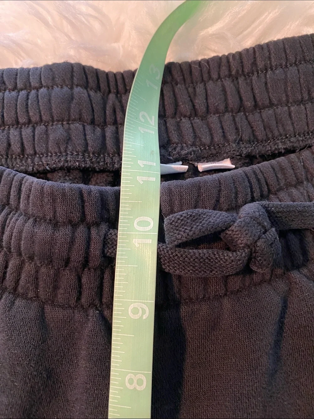 GAP Kids Black Logo Elastic-Waist Sweatpants